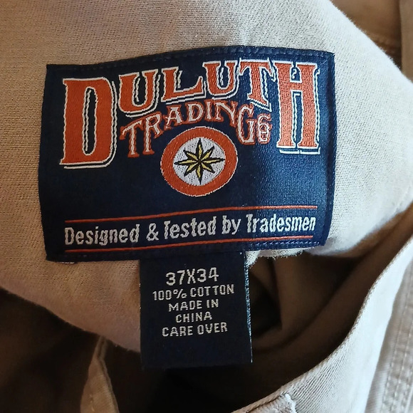 Duluth Trading Co Carpenter Pants Mens 37x28 Straight Carpenter Work - Picture 5 of 5